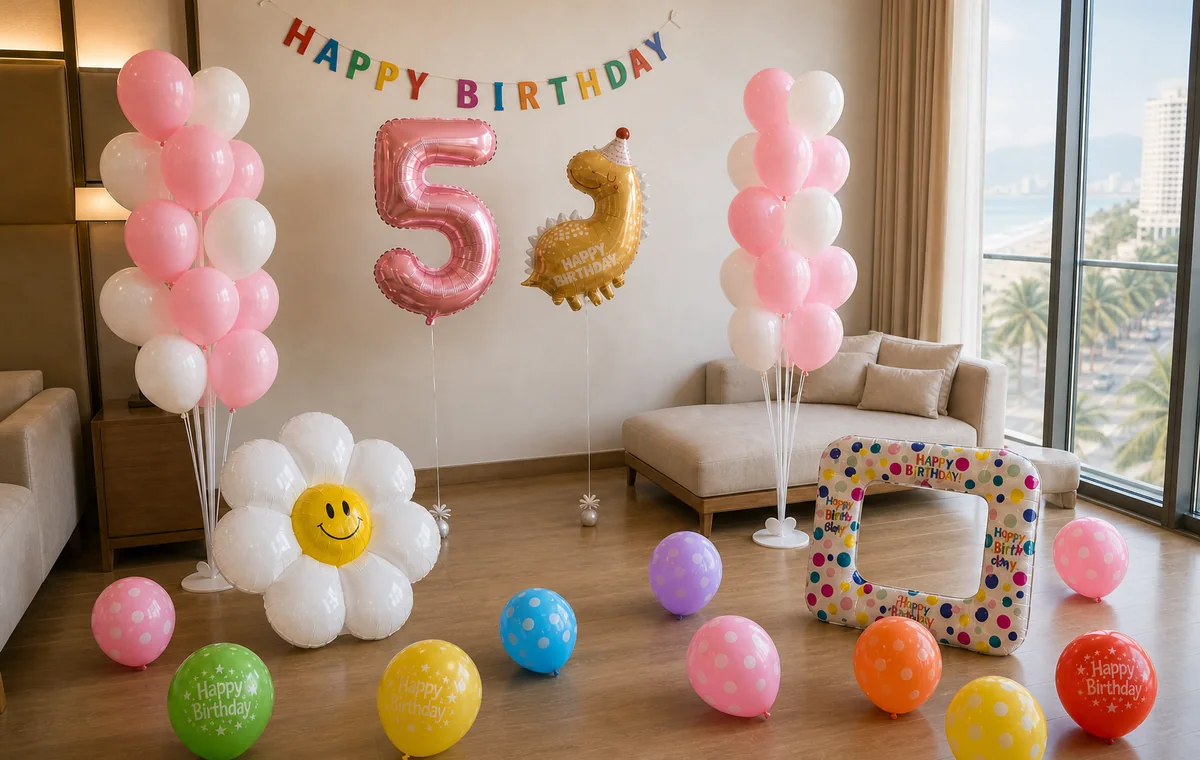 Helium Balloons in Nha Trang: Delivery & Decor